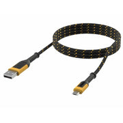 DEWALT Telecoms USB A to USB-Micro Reinforced Charging Cable 1.8m (6ft)
