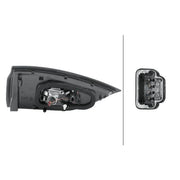 Hella Tail Light / Lamp W16W Right 2TZ 011 662-041