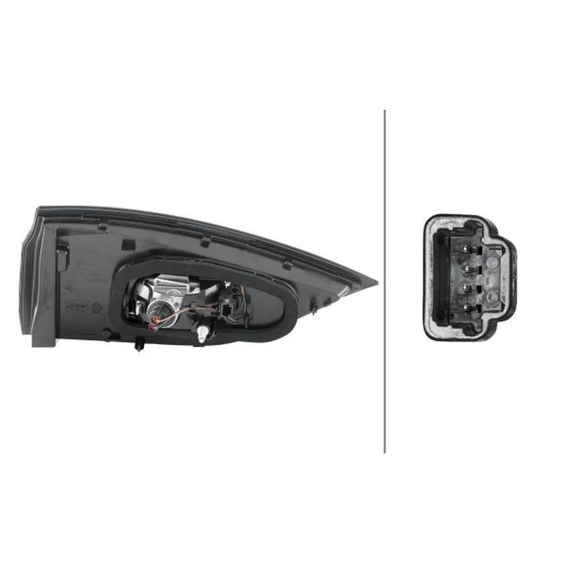 Hella Tail Light / Lamp W16W Right 2TZ 011 662-041