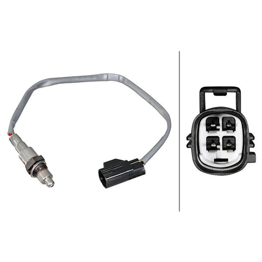 Hella O2 Lambda Oxygen Sensor Left Front 6PA 358 221-211