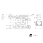 Febi Control/Trailing Arm Rear 178537