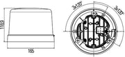 Hella 2XD 012 972-121 Strobe-type Beacon