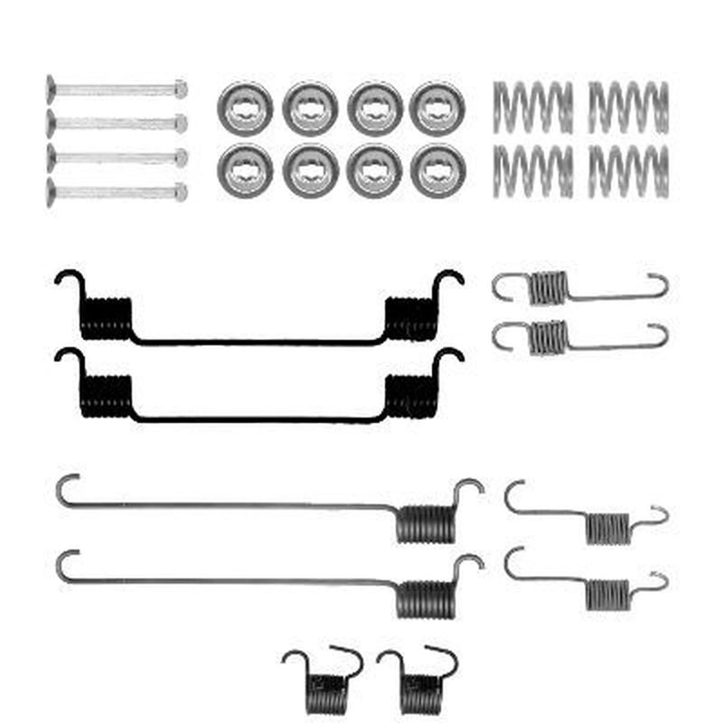 Textar Brake Shoe Accessory Kit Rear 97037600