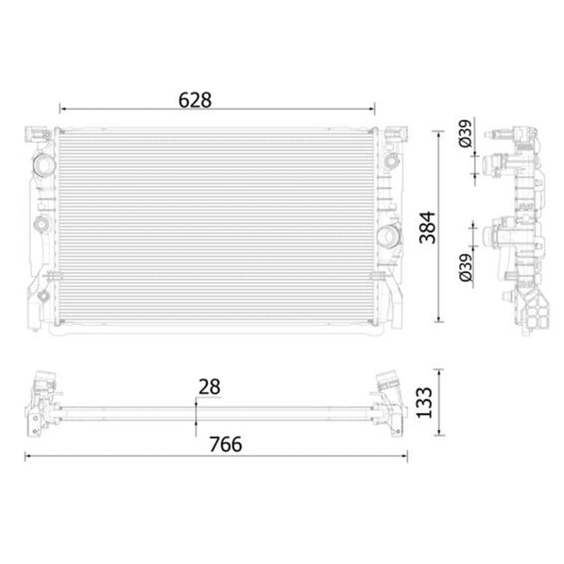 Mahle Engine Radiator CR 2325 000P