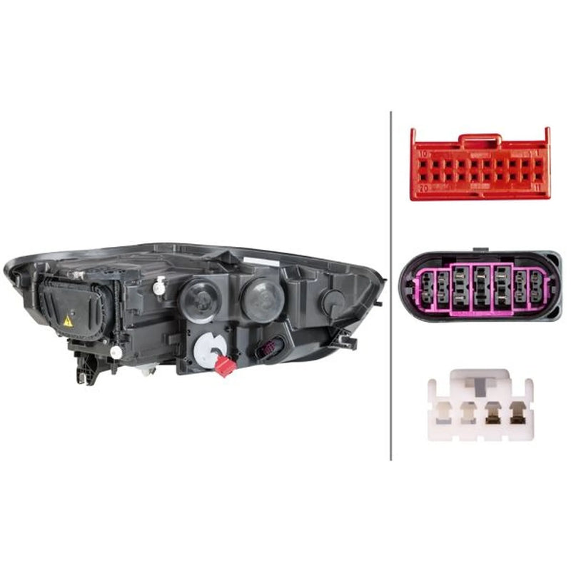 Hella Headlight Headlamp LED Left 1EL 011 150-351