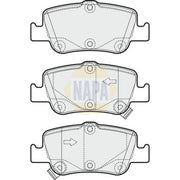NAPA Rear Brake Pad Set NBP1296