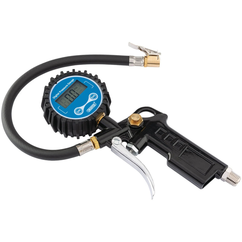 Draper Pistol-Grip Digital Tyre Inflator 20 Bar