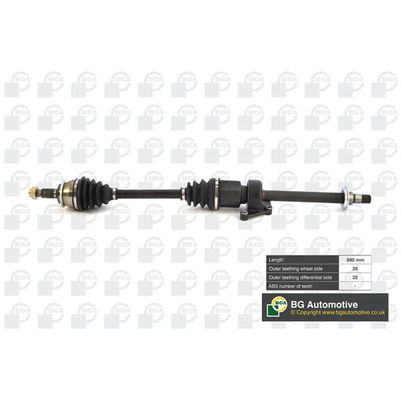 BGA CV Drive Shaft Driveshaft Front Right DS0909RA