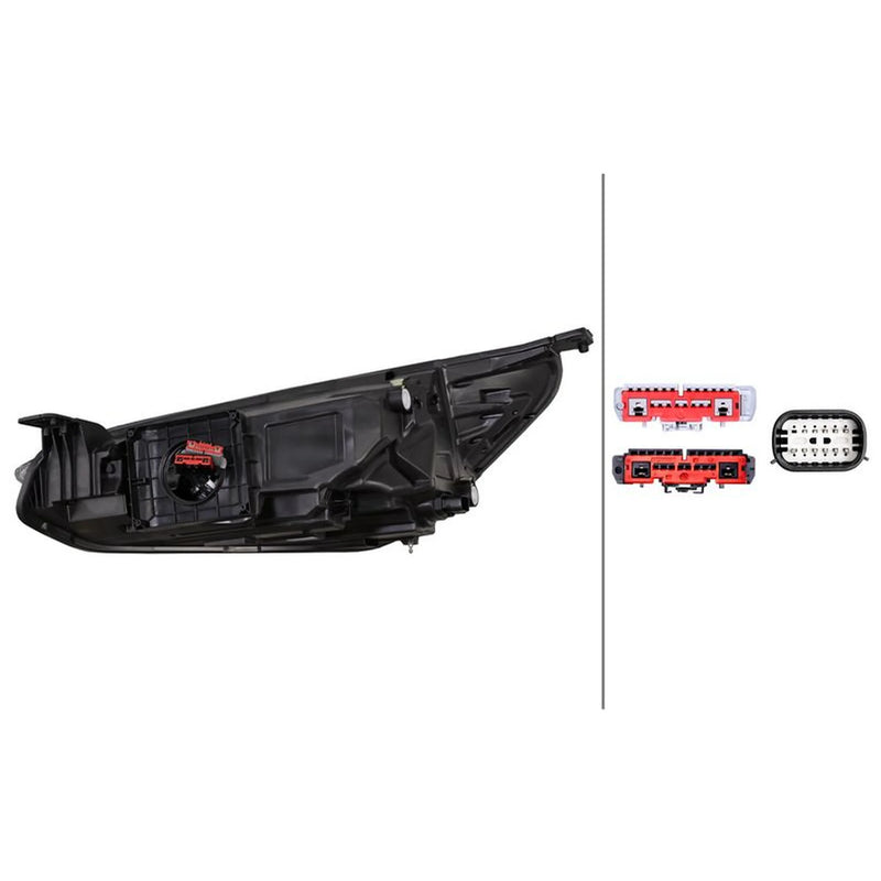 Hella Headlight Headlamp LED Right 1LX 354 859-241