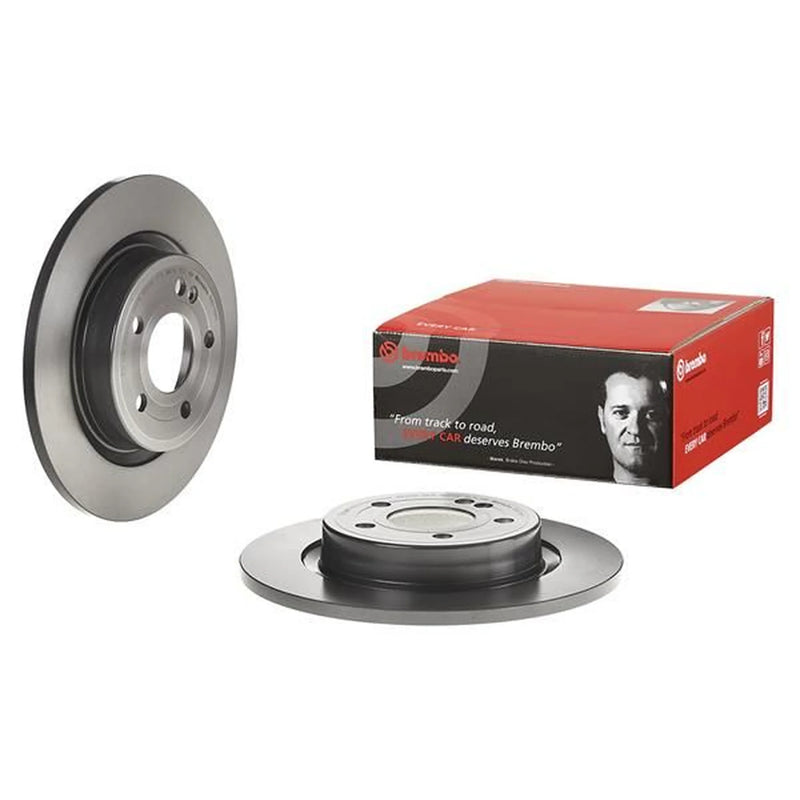 Brembo 2 x Solid Rear Brake Discs 08.D759.11