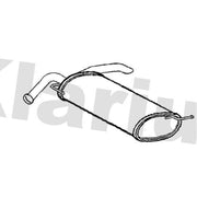 Klarius Box With Tail Pipe Rear KA112B