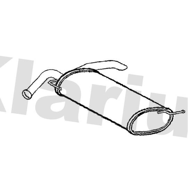 Klarius Box With Tail Pipe Rear KA112B