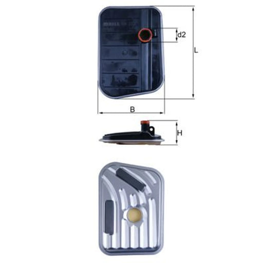 Mahle Automatic Transmission Hydraulic Filter HX 273