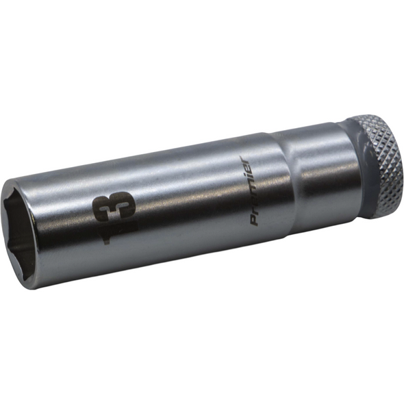 Sealey 3/8"Dr Walldrive Deep Socket 13mm (Cool Grey Coded Ring)