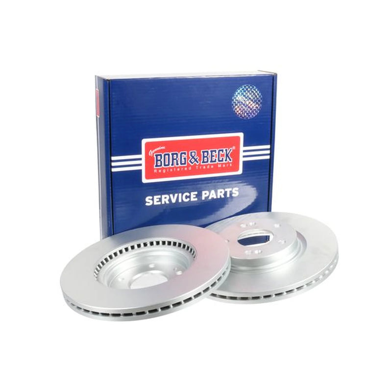 Borg & Beck 2 x Vented Front Brake Discs BBD6352