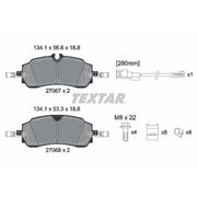Textar Rear Brake Pad Set 2706701