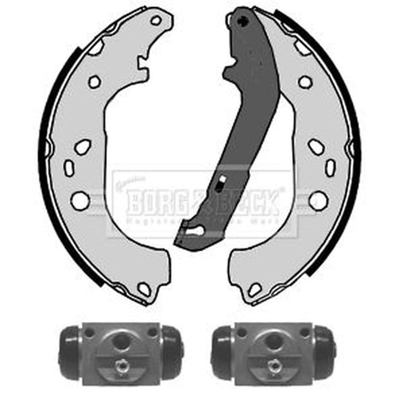 Borg & Beck Brake Shoe Set Axle Kit BBS1070K