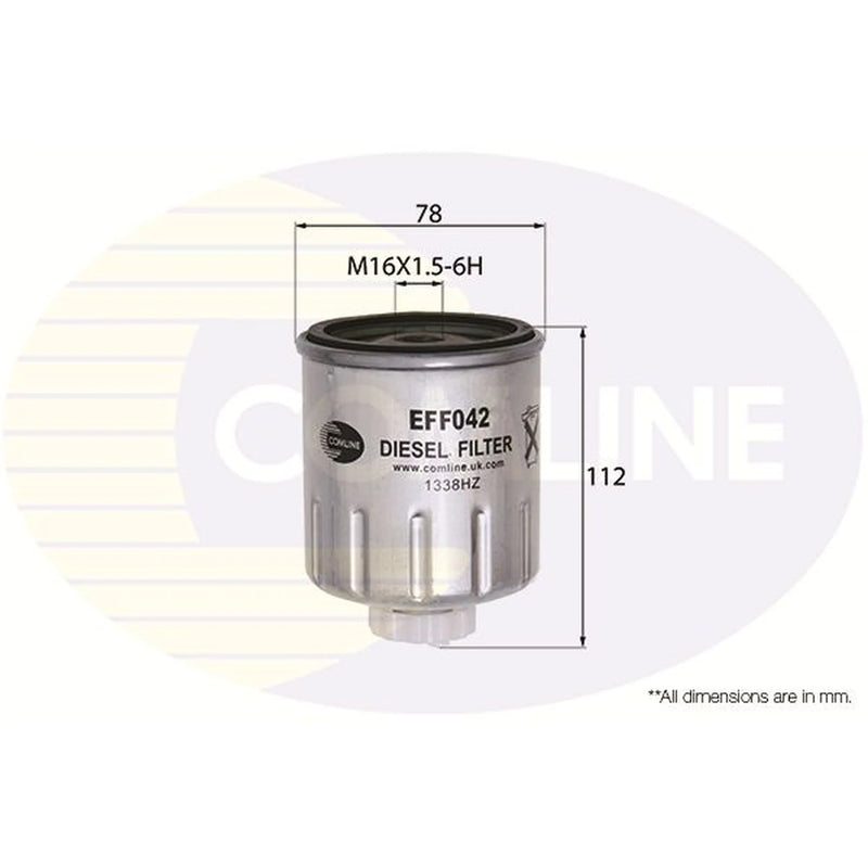 Comline Fuel Filter Element EFF042