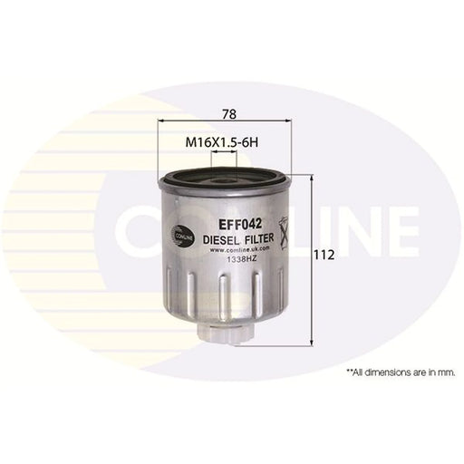 Comline Fuel Filter Element EFF042