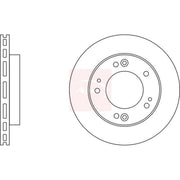 Apec 2 x Vented Front Brake Discs DSK2054