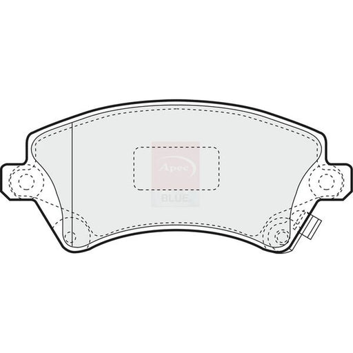 Apec Front Brake Pad Set PD3100