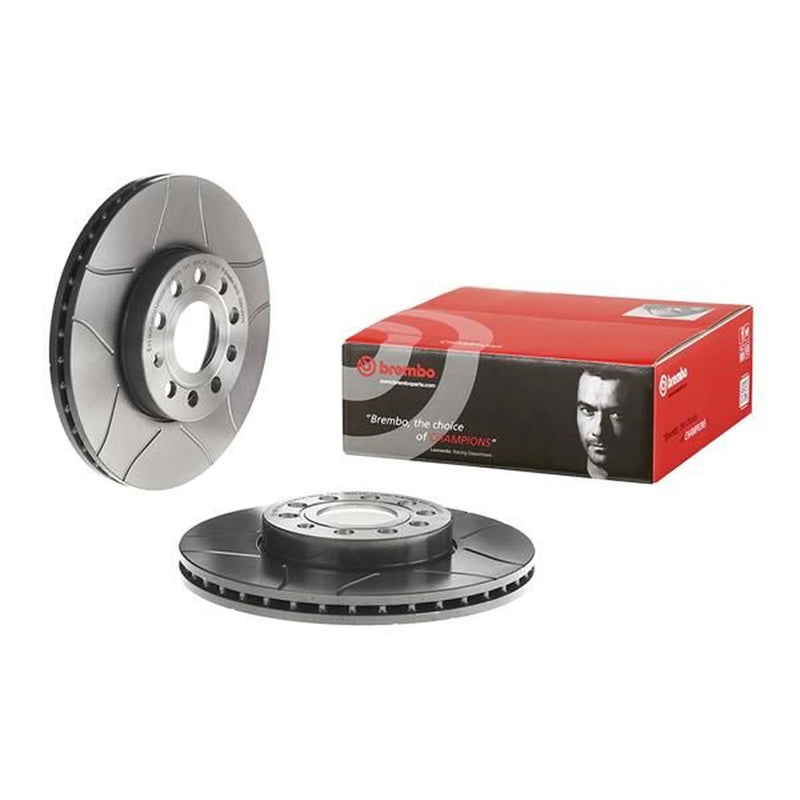 Brembo 2 x Slotted Front Brake Discs 09.9145.75