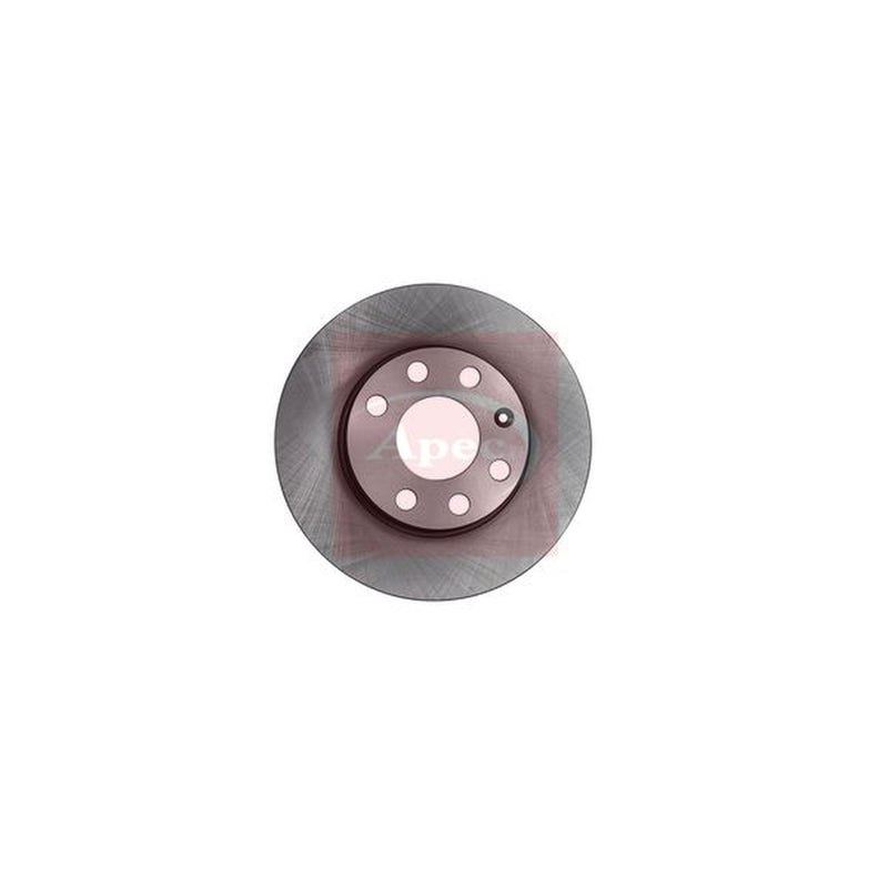 Apec 2 x Solid Front Brake Discs DSK117