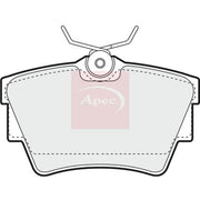 Apec Rear Brake Pad Set PAD1089