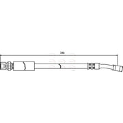 Apec Brake Hydraulic Hose Line Front HOS3353