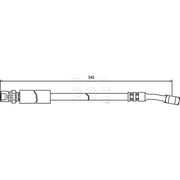 Apec Brake Hydraulic Hose Line Front HOS3353