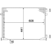 Mahle Air Conditioning Condenser AC 528 000S