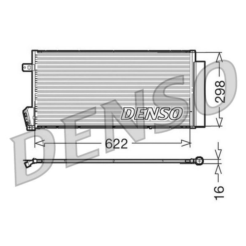Denso Air Conditioning Condenser DCN09018