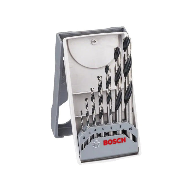 Bosch Powertool Accessories HSS Twist PointTeQ Drill Bit Set, 7 Piece