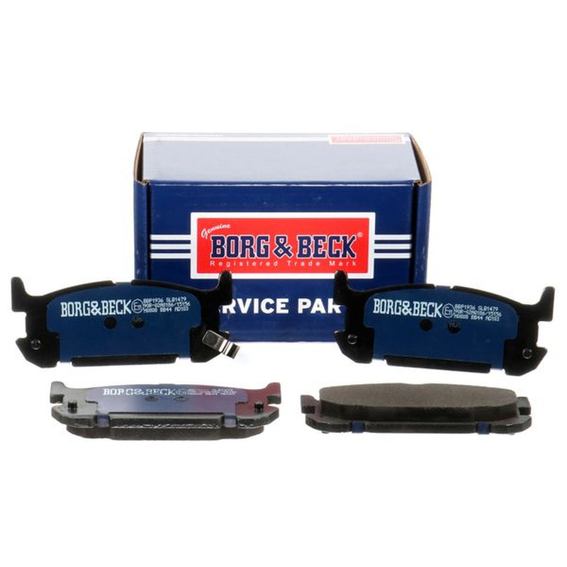 Borg & Beck 4 x Rear Brake Pad Set BBP1936