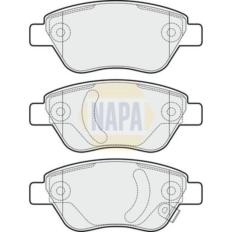 NAPA Front Brake Pad Set NBP1132