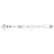 Apec Brake Hydraulic Hose Line Front HOS4455
