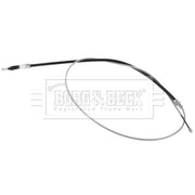 Borg & Beck Handbrake Cable Left Rear BKB3948