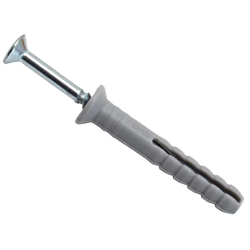 MASONMATE® Nylon Hammer-In Fixing 6 x 40mm (150) - 0837M490040