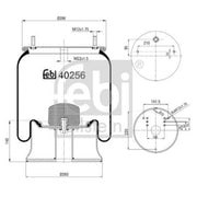 Febi Air Suspension Bellow 260mm 40256