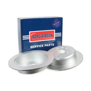 Borg & Beck 2 x Solid Rear Brake Discs BBD4714