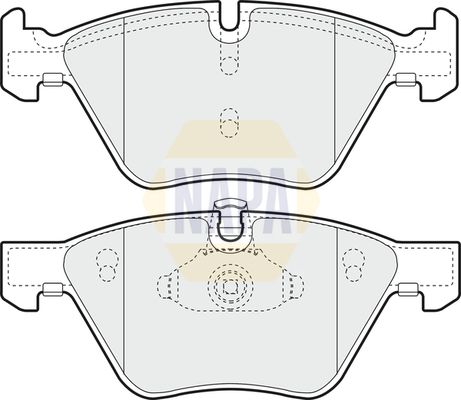 NAPA Front Brake Vented Discs & Pads fits ALPINA BMW