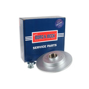 Borg & Beck 2 x Solid Rear Brake Discs BBD5796S
