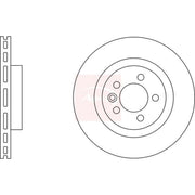 Apec 2 x Vented Front Brake Discs DSK2254