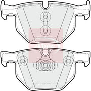 Apec Rear Brake Pad Set PAD1643