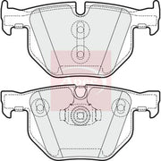 Apec Rear Brake Pad Set PAD1643