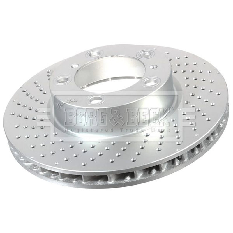 Borg & Beck 2 x Perforated/Vented Front Brake Discs BBD6120S
