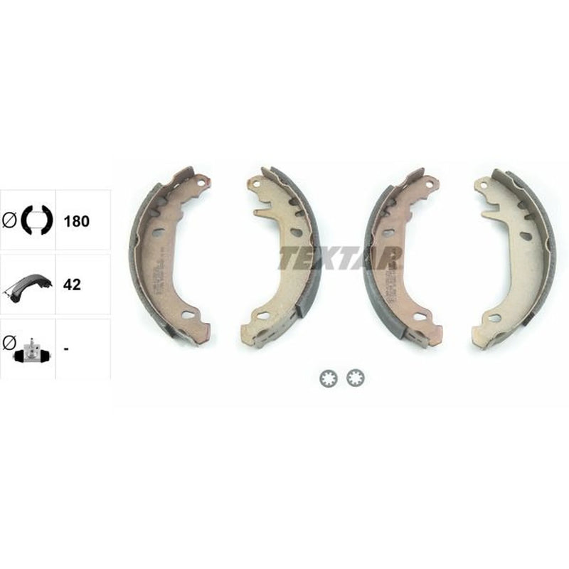 Textar Brake Shoe Set Axle Kit 91037400