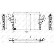 NRF Intercooler (Charge Air Cooler) 30858