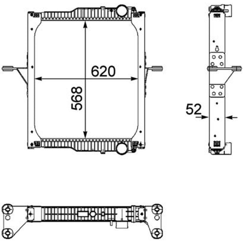 Mahle Engine Radiator CR 821 000P