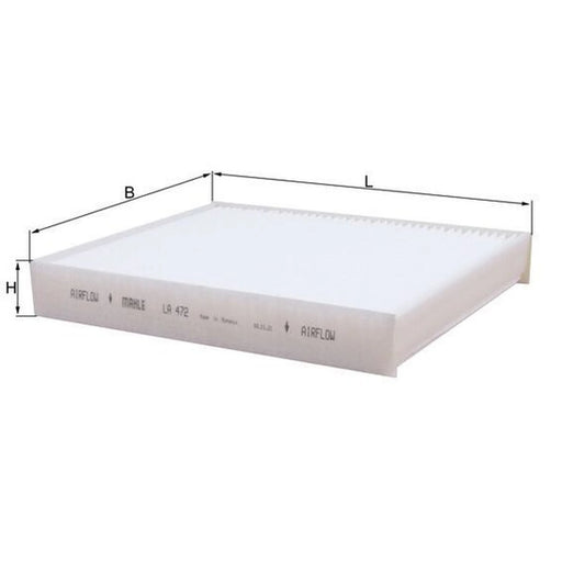 Mahle Cabin Air Filter (Pollen Filter) LA 472